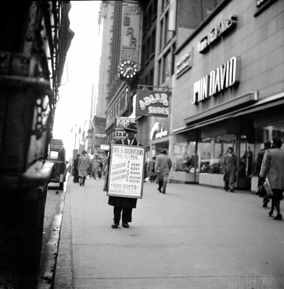Adler Shoes, New York City, 1940